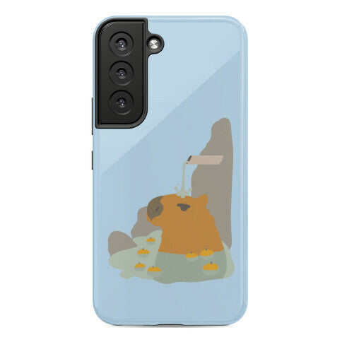 Capybara Hot Spring Phone Case